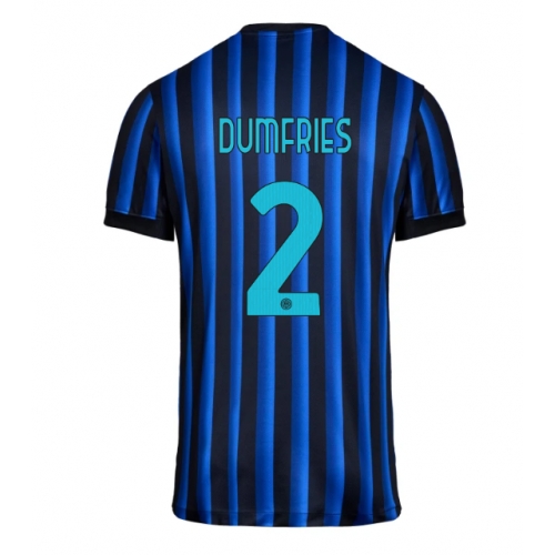 Billige Fotballdrakt Inter Milan Denzel Dumfries #2 Replika Hjemmedrakt 2025-26 Kortermet Billige Fotballdrakt Inter Milan Denzel Dumfries #2 Replika Hjemmedrakt 2025-26 Kortermet